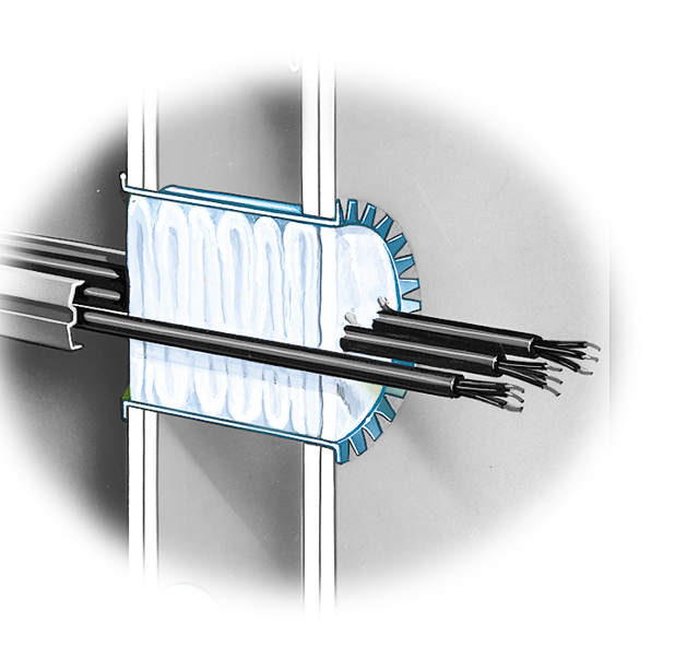 Flex blanket system [FLEX D] - branntettingssystem