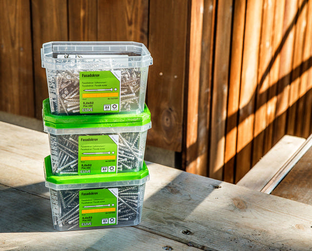 Fasādes skrūves ar cilindrisku galviņu, A4