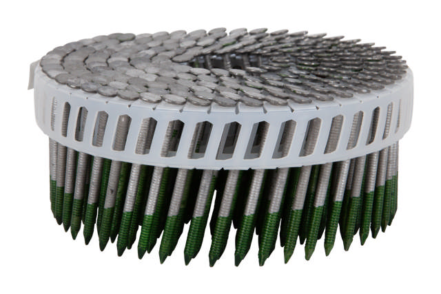 Ringshank nail, plastic coil 15°, HGC