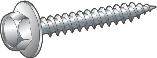 Būvkonstrukciju skrūves ar atloku, spīdīgi cinkotas